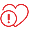 Critical Cardiovascular Icon Red